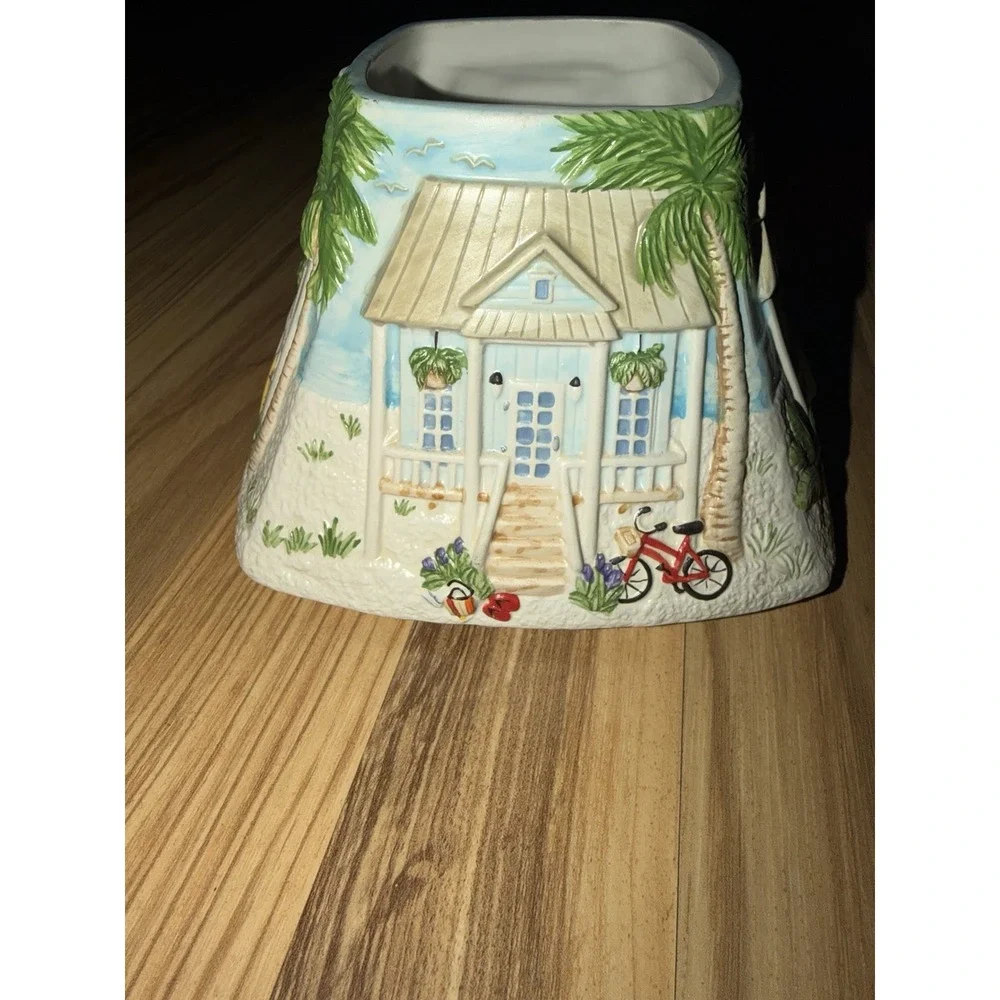 Yankee Candle Large Jar Square Shade Charming Beach Houses Summer Bungalow